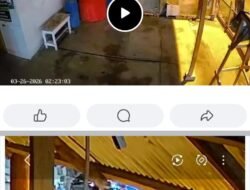 Terekam CCTV, Warga Curi Tong Air di Tempat Pencucian Motor Kilongan