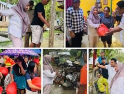 Gerak Cepat, Gerindra Banggai Salurkan Bantuan untuk Korban Banjir di Batu Mandi Balantak Utara