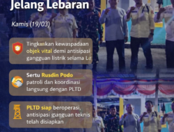 Babinsa Karaton Intensifkan Patroli Objek Vital PLTD Jelang Lebaran