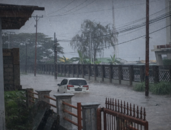 Hujan Deras Guyur Luwuk, Sejumlah Titik Tergenang