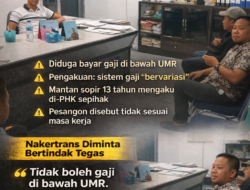 Dugaan Gaji di Bawah UMR di PT Laut Sulindah Terungkap, Nakertrans Diminta Bertindak Tegas