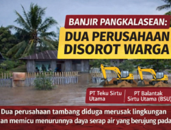 Dua Perusahaan Tambang di Hulu Dikaitkan Banjir Pangkalaseang