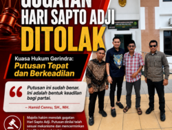 Gugatan Hari Sapto Adji Ditolak, Kuasa Hukum Gerindra: Putusan Tepat dan Berkeadilan