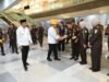 Gubernur Anwar Hafid Sambut Kedatangan Kajati Sulteng Zullikar Tanjung di Bandara Mutiara SIS Al-Jufri