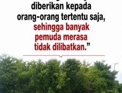 Pemuda Desa Louk Pertanyakan Rencana Pembangunan Pelabuhan Jetty