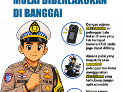 Polres Banggai Mulai Terapkan Tilang Elektronik