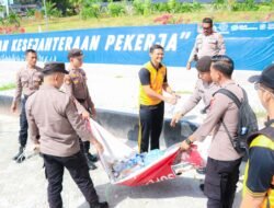 Peringati May Day, Polres Banggai Gelar Jalan Sehat hingga Bakti Sosial