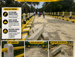Jembatan Rp4 Miliar di Baya Disorot, Cat Baru 3 Bulan Sudah Pudar