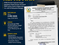 ‎DPRD Sulteng Jadwalkan RDP Bahas 6 Kades Non-Aktif Banggai