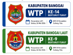 Tiga Daerah Banggai Bersaudara Kompak Raih WTP