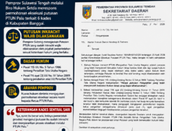 Pemprov Sulteng Akui Putusan Inkracht, Kuasa Hukum 6 Kades Diminta Tempuh Eksekusi ke PTUN