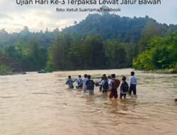 Ujian Hari Ketiga, Anak-anak Masungkang di Banggai Pilih Jalur Alternatif Demi Tetap Sekolah