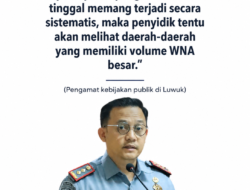 OTT Imigrasi Jakbar, Sulteng dan Banggai Berpotensi Ikut Jadi Sorotan Pengawasan WNA