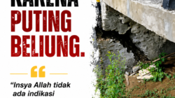 Jembatan Rusak di Toili Jaya Bukan Karena Puting Beliung