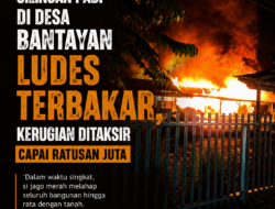 Gilingan Padi di Desa Bantayan Ludes Terbakar, Kerugian Ditaksir Ratusan Juta Rupiah