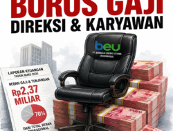 PT BEU Habiskan Rp2,37 Miliar untuk Gaji Direksi dan Karyawan, Capai 70 Persen Beban Operasional