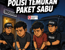 Polisi Temukan Paket Kristal Bening di Sebuah Indekos di Toili, Dua Pria Ditahan