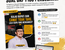 “Masa Bupati Tak Tahu?” Reaksi Warganet Menggema Usai Pengakuan Amirudin soal PT BKP