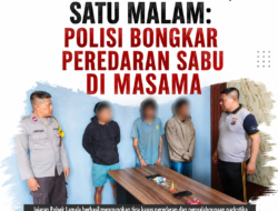 Darurat Narkoba? Polsek Lamala Ungkap Tiga Kasus Sabu dalam Semalam