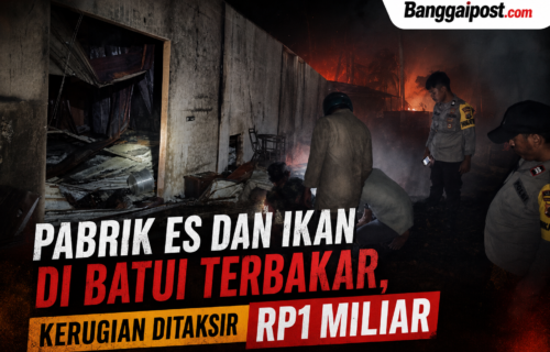 Pabrik Es dan Ikan di Batui Terbakar, Kerugian Ditaksir Rp1 Miliar