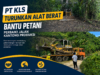PT KLS Turunkan Alat Berat Bantu Petani Perbaiki Jalan Kantong Produksi