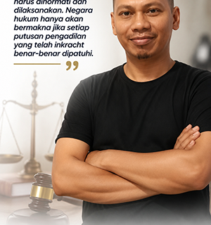 Marsidin Kembali Dilantik, Bukti Putusan Pengadilan Tak Bisa Diabaikan