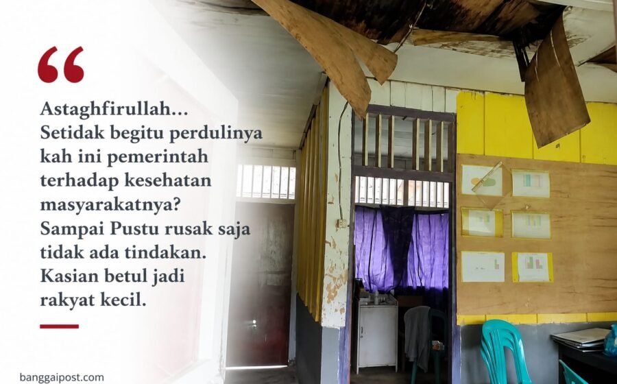 Kondisi Pustu Uemea Rusak Parah, Warga Pertanyakan Kepedulian Pemda