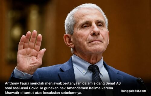 Sidang Asal-usul Covid Memanas, Anthony Fauci Pilih Bungkam di Senat AS