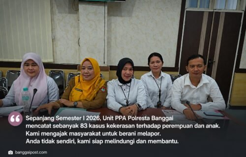 Semester I 2026, Polresta Banggai Tangani 83 Kasus Kekerasan terhadap Perempuan dan Anak, Masyarakat Diminta Berani Melapor