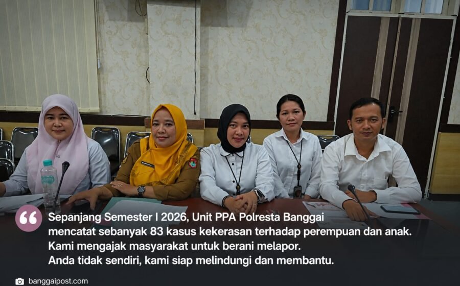 Semester I 2026, Polresta Banggai Tangani 83 Kasus Kekerasan terhadap Perempuan dan Anak, Masyarakat Diminta Berani Melapor