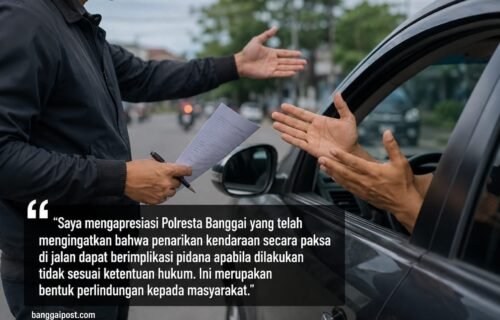 Budi Apresiasi Polresta Banggai, Ingatkan Leasing Patuhi Hukum
