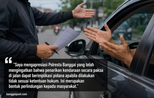Budi Apresiasi Polresta Banggai, Ingatkan Leasing Patuhi Hukum