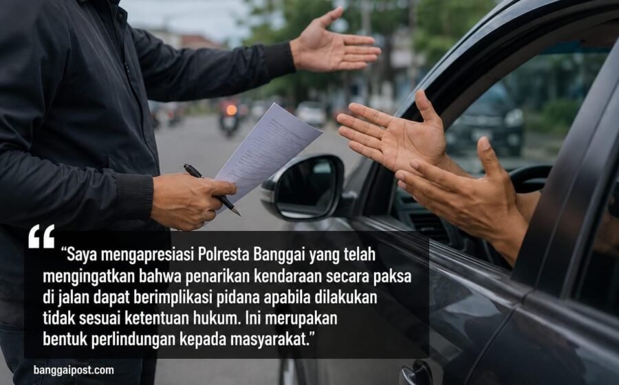 Praktisi Hukum Apresiasi Polresta Banggai, Ingatkan Leasing Patuhi Hukum