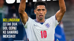 Babak 1: Bellingham Cetak Brace, Inggris Unggul 2-1 atas Meksiko