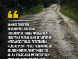 Jalan Rusak Lontos – Indang Sari–Lauwon Bertahun-tahun, Mobilitas Warga dan Petani Kian Terpuruk