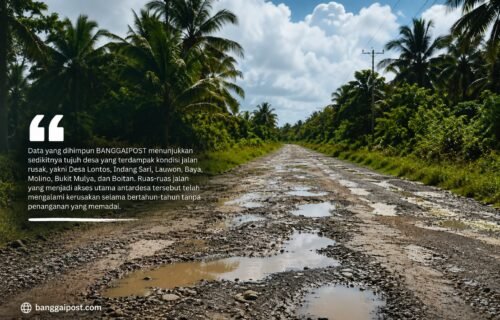 Tujuh Desa di Luwuk Timur Masih Terisolasi Akibat Jalan Rusak, Warga Menunggu Aksi Nyata Pemkab Banggai