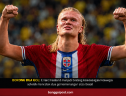 Haaland Borong Dua Gol, Norwegia Singkirkan Brasil dan Ukir Sejarah di Piala Dunia 2026