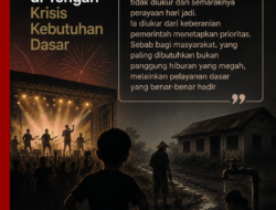 Berpesta di Tengah Krisis Kebutuhan Dasar
