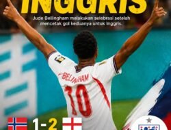 Brace Bellingham Benamkan Ambisi Vikings, Inggris Melaju ke Semifinal