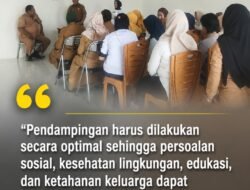 Camat Luwuk Timur Tekankan Persoalan Sosial, Kesehatan Lingkungan, dan Edukasi dalam Penguatan Tim Pendamping Keluarga