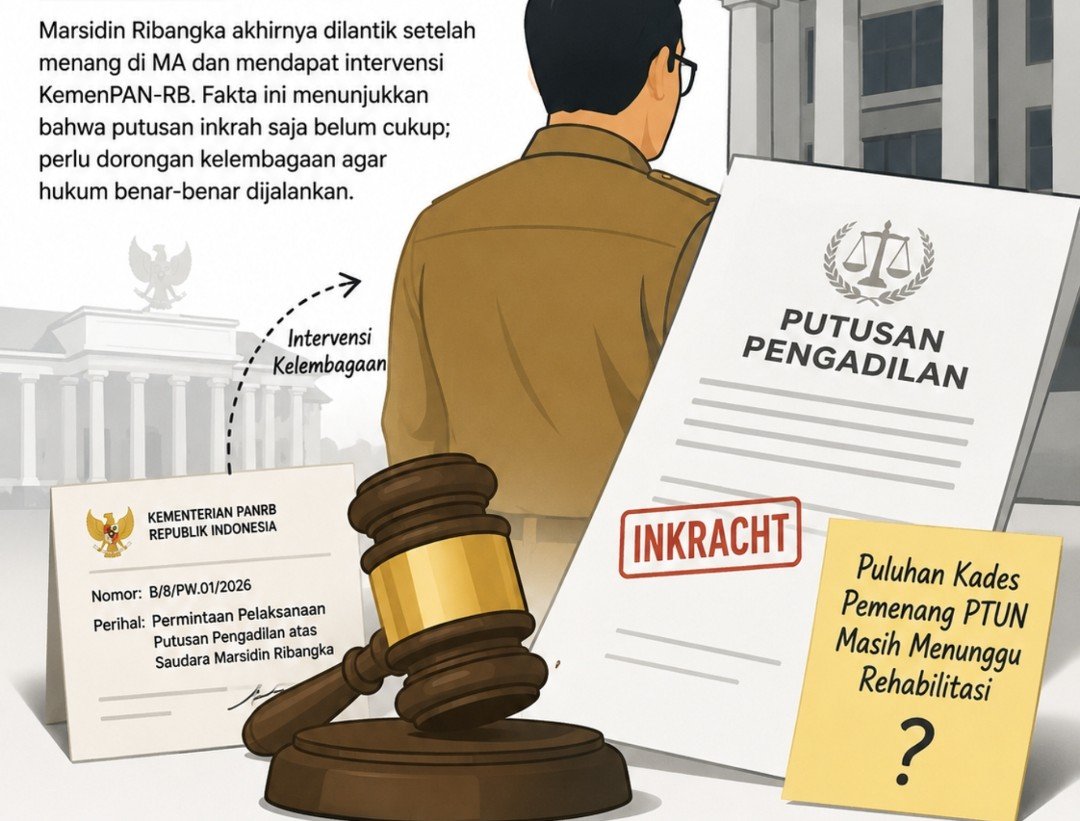 Pelantikan Marsidin Belum Cukup Membuktikan Ketaatan pada Hukum