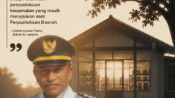 Soal Perpustakaan di Luwuk Timur, Camat Tegaskan Itu Perpustakaan Kecamatan yang Masih Jadi Kewenangan Dinas