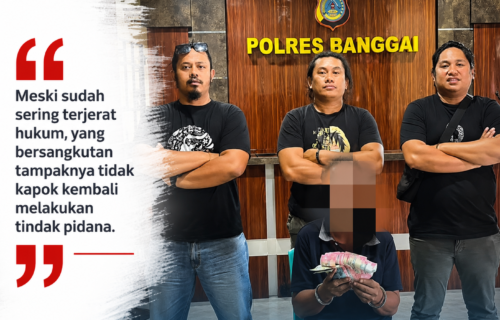 Kurang dari 24 Jam, Resmob Polresta Banggai Ringkus Residivis Pencurian di Luwuk