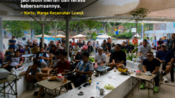 Keseruan Nobar Piala Dunia 2026 Bersama Koramil 1308-01/Luwuk, Warga Antusias Dukung Argentina vs Swiss