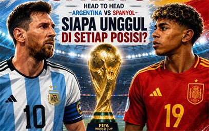 Head to Head Argentina vs Spanyol: Siapa Unggul di Setiap Posisi?