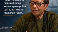 Mahfud MD Soroti Dugaan Barter Kasus Polri-Kejagung, Sebut Bisa Jadi “Gempa Bumi Hukum” Era Prabowo