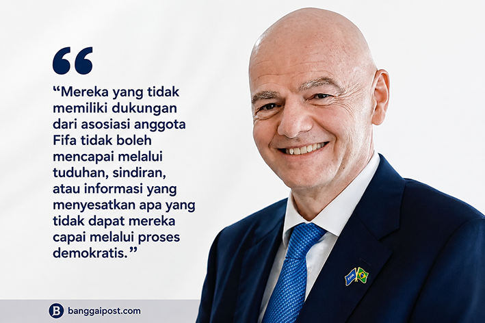 Fifa Kritik Kampanye untuk Menjatuhkan Gianni Infantino