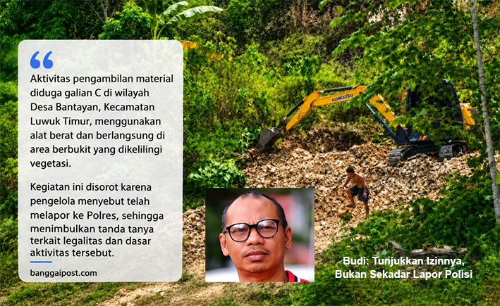 Polemik Galian C Bantayan, Budi: Tunjukkan Izinnya, Bukan Sekadar Lapor Polisi
