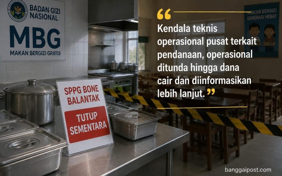 Dapur MBG di Bone Balantak Tutup Sementara, Ada Apa?