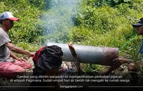 Miris, Sudah Empat Hari Mampet, Warga Pagimana Krisis Air Bersih